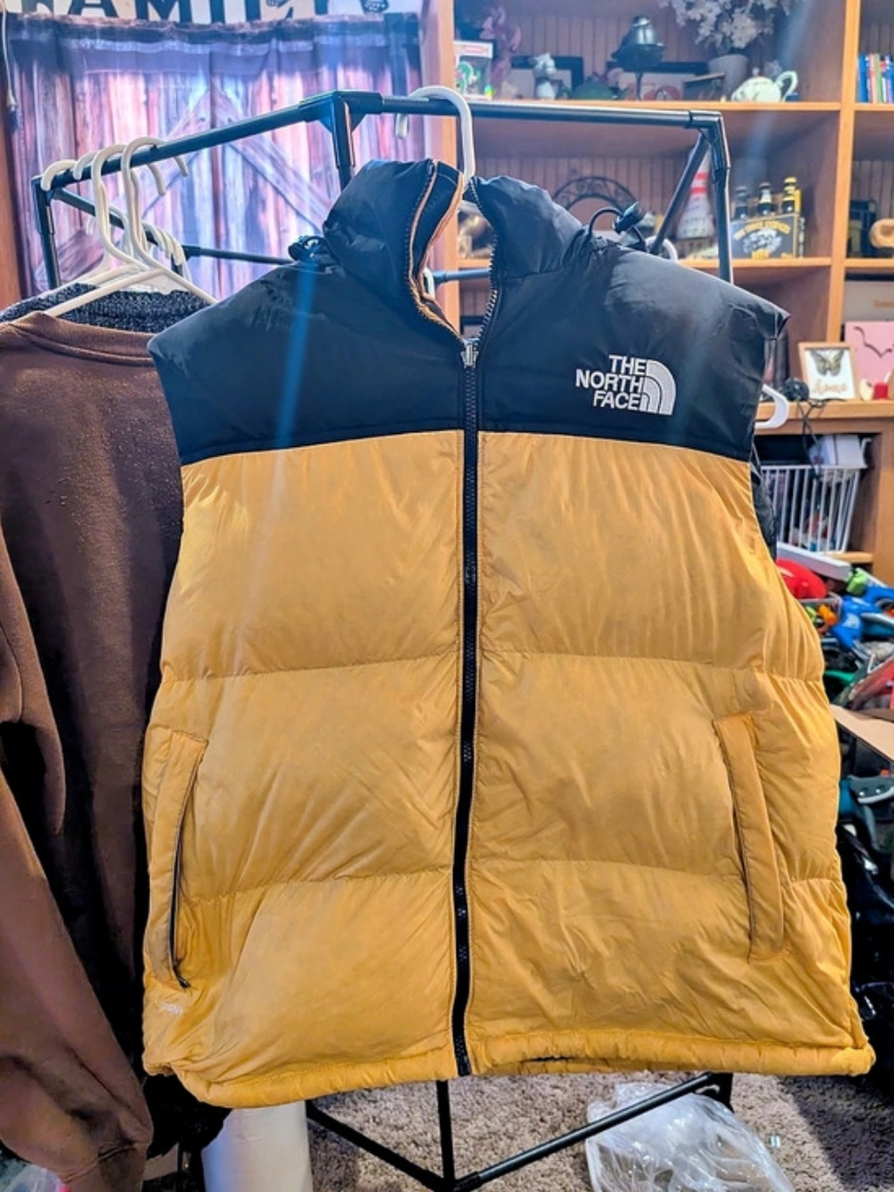 The North Face 1996 Retro Nuptse Vest Color Block Puffer Vest XL